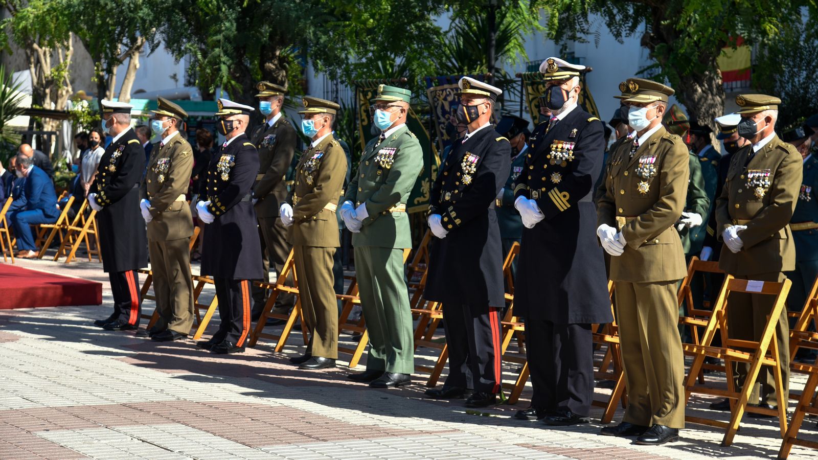 Las fotos de los actos de la Guardia Civil en Tarifa por la festividad de la Virgen del Pilar