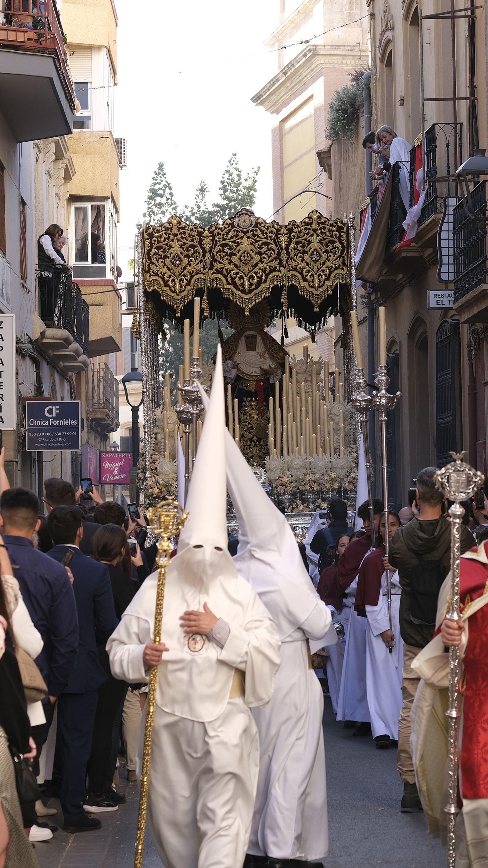 La procesión de la Santa Cena en Almería, en imágenes