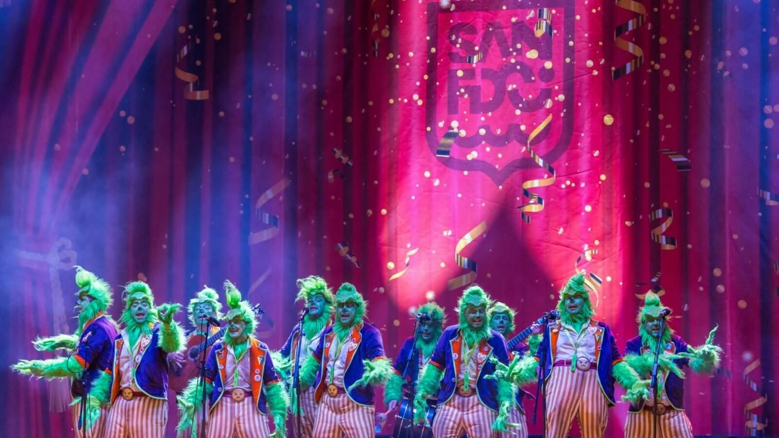 'El Grinch de Cai' en el Carnaval de San Fernando, las imágenes