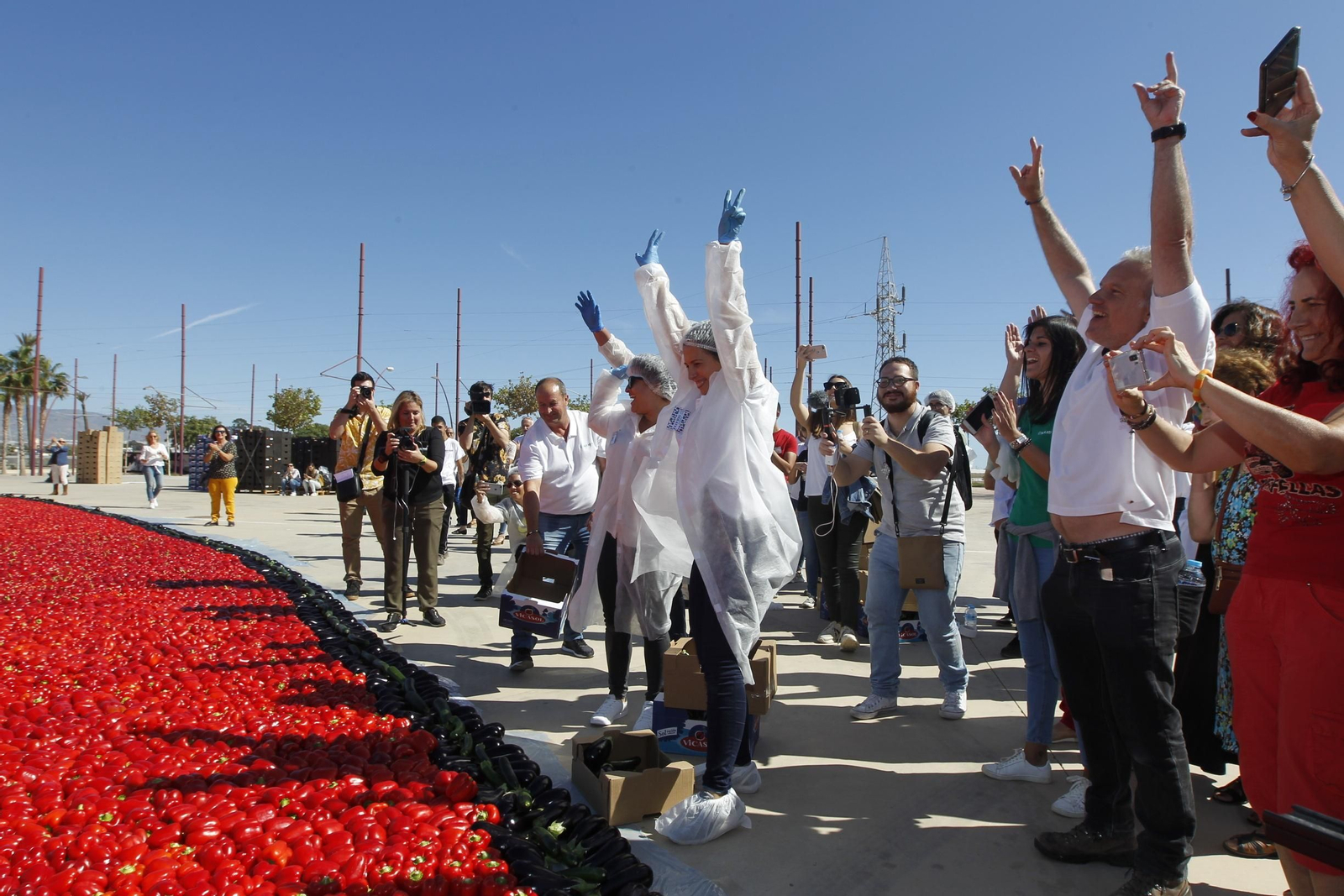 Fotogalería Récord Guinness Corazón Hortalizas Almería
