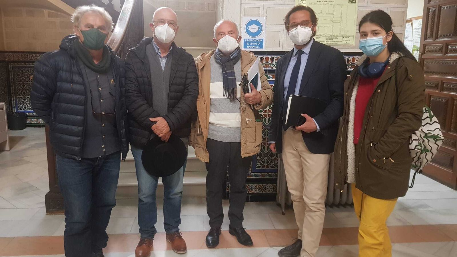 Reunión del delegado de Cultura con representantes de la plataforma.