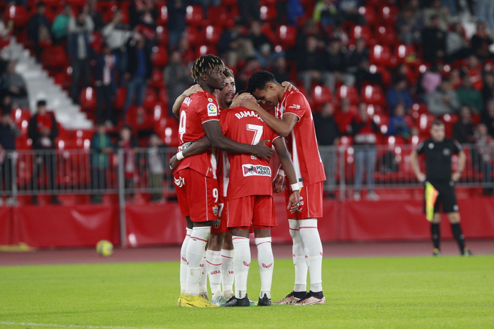Imágenes del partido de fútbol amistoso U.D. Almería-Lazio