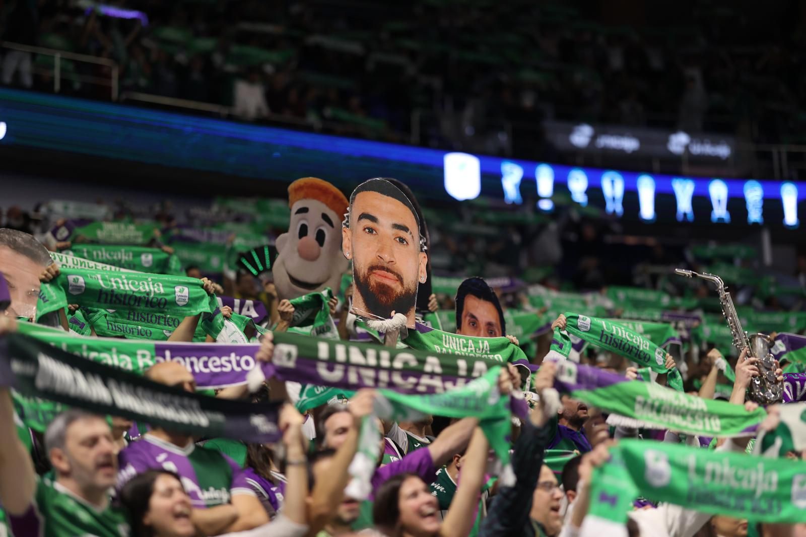 Unicaja-Real Madrid, en fotos