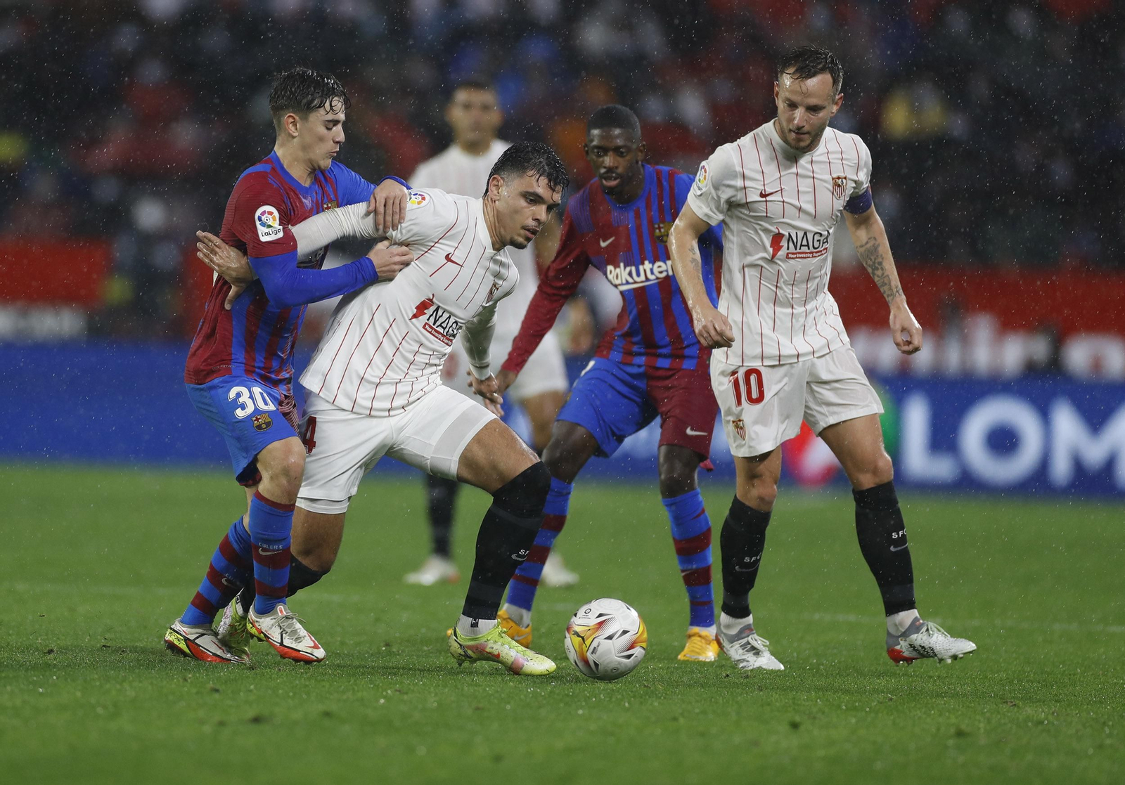 Las imágenes del Sevilla fc-Barcelona