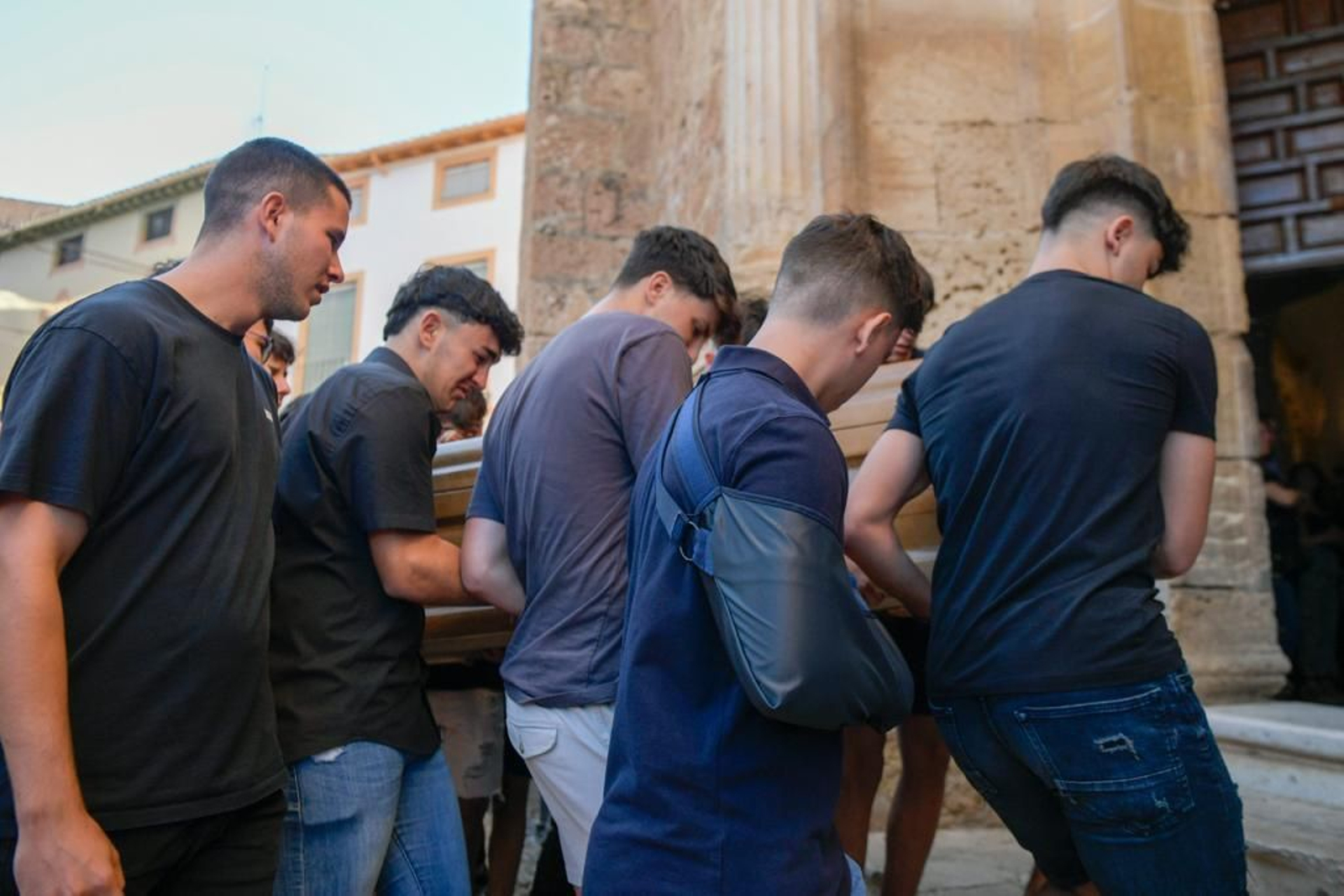 Primeras imágenes del entierro de Juan Trujiilos en Íllora