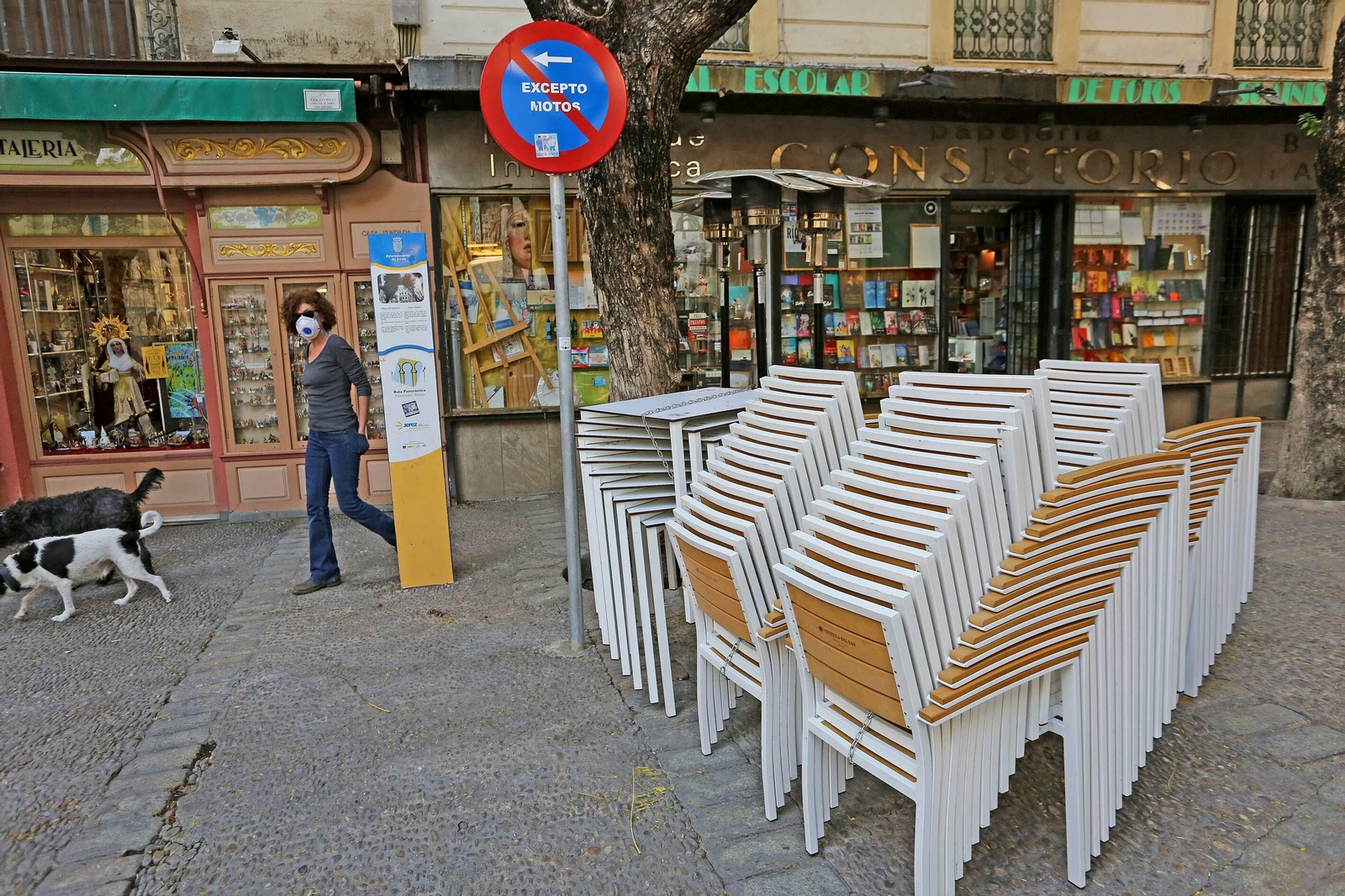 Efectos del coronavirus en el comercio de Jerez