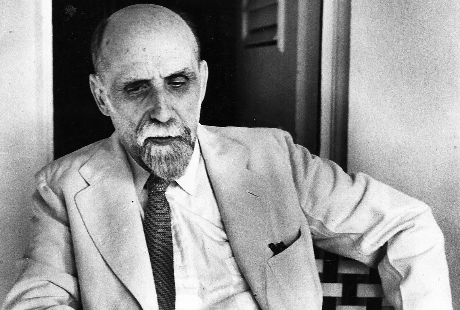 Juan Ramón Jiménez (Moguer, Huelva, 1881-San Juan de Puerto Rico, 1958) en 1951.