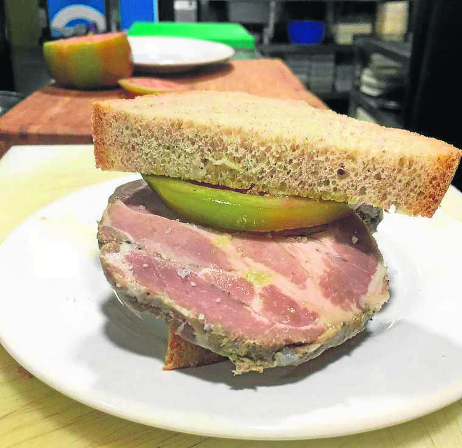 La reverencia, un montadito a la antigua.