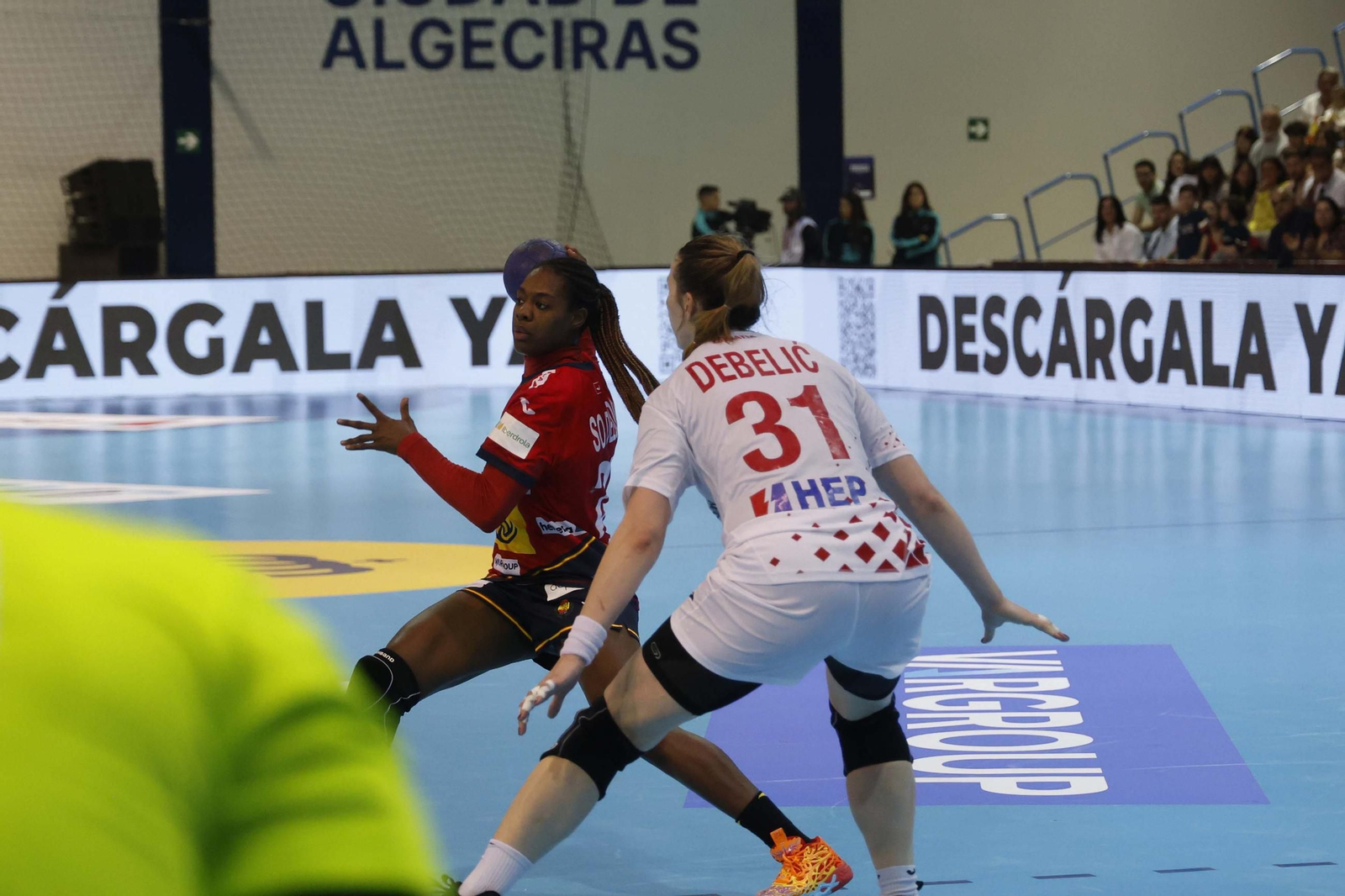 Las fotos del España Croacia de clasificación para el Mundial femenino de balonmano, en Algeciras