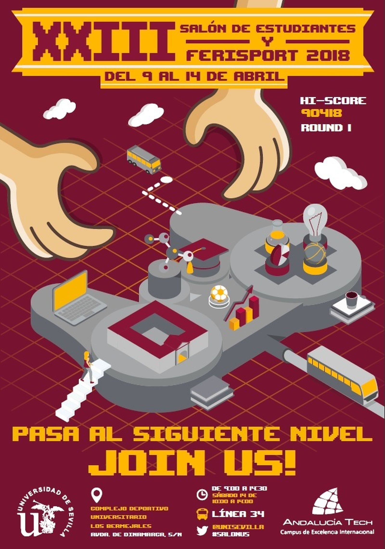 Cartel de la XXIII edición del Salón de Estudiantes