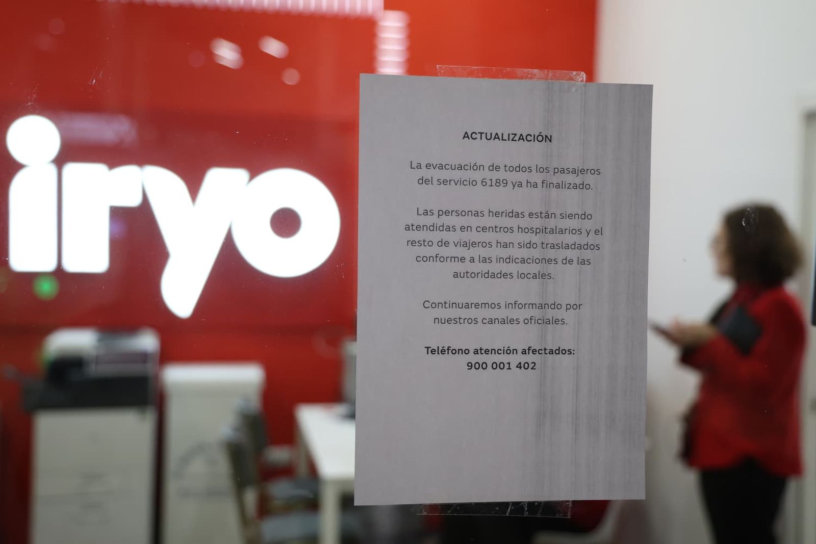 La estación de María Zambrano de Málaga esta mañana, tras el accidente en Córdoba, en imágenes