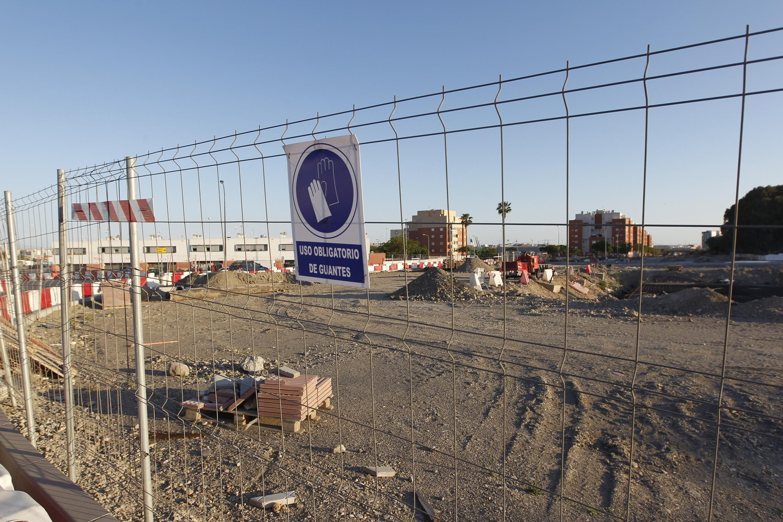 Fotogalería obras del soterramiento en Almería