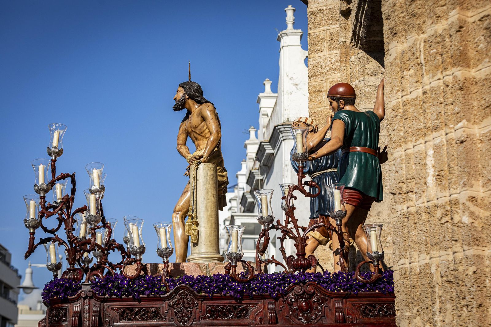 Las imágenes de la hermanad de Columna en la Semana Santa de 2025
