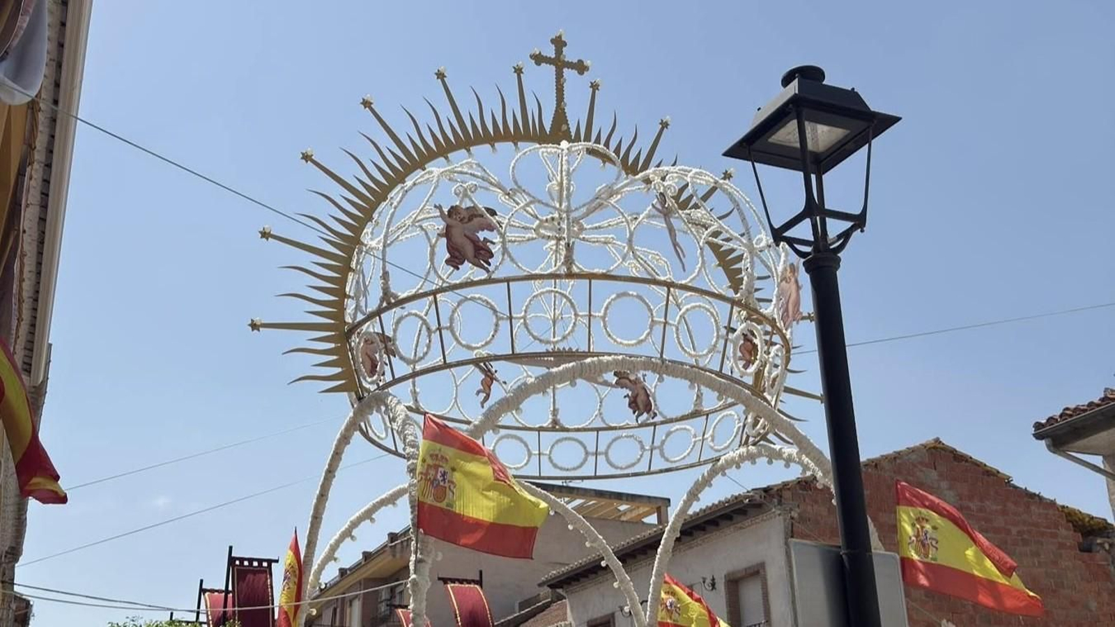 Decoración efímera en las calles de Churriana de la Vega, Agosto 2025