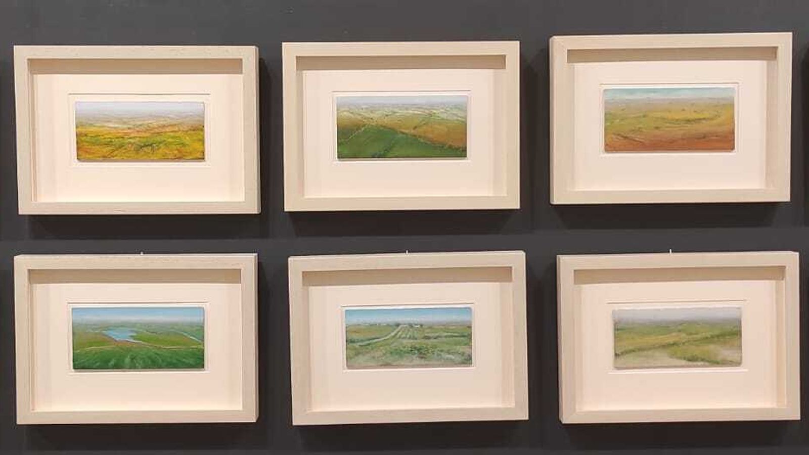 Algunas piezas del autor que se pueden ver en la exposición.