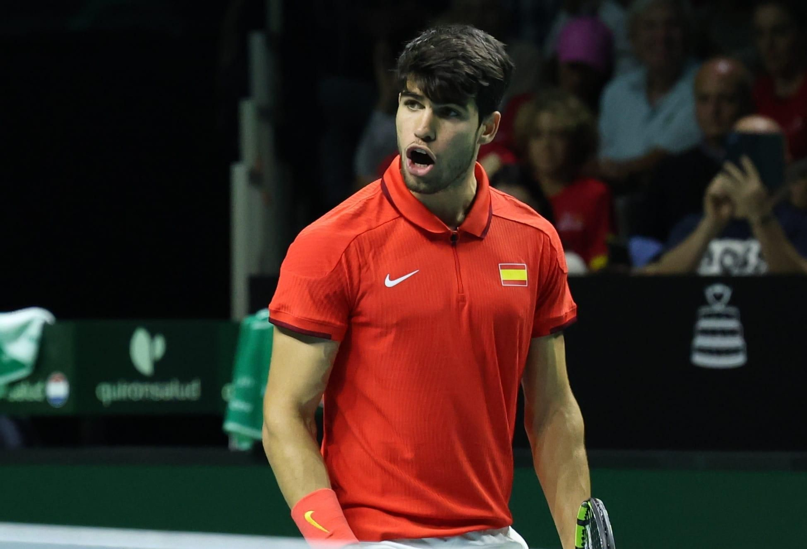 Las mejores fotos del Carlos Alcaraz-Griekspoor de la Copa Davis de Málaga