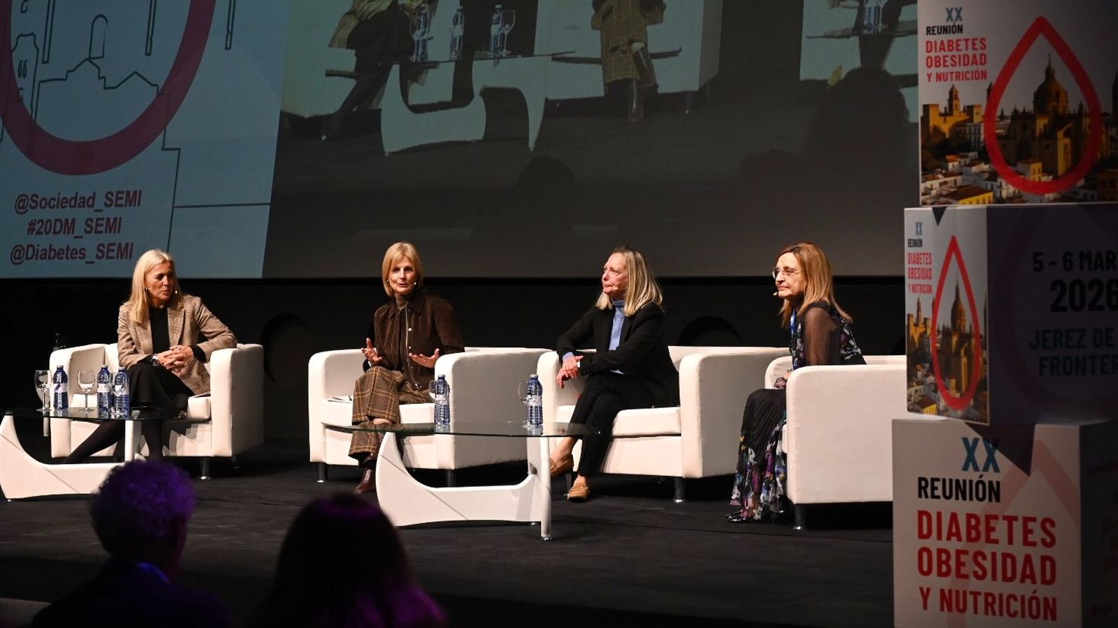 Inauguración de la XX Reunión de Diabetes, Obesidad y Nutrición, en los Museos la Atalaya de Jerez.