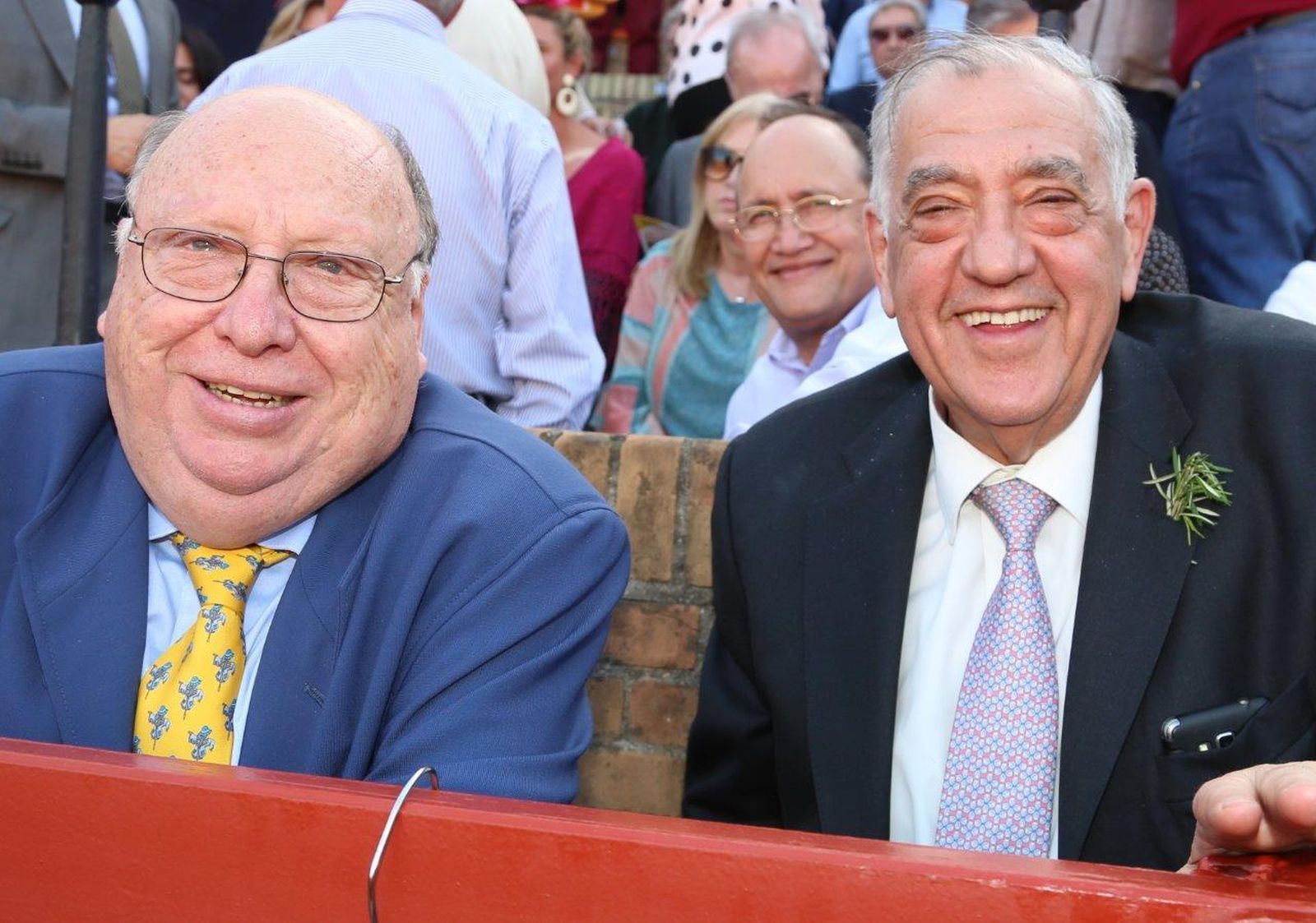 Javier Méndez y Fernando Otero, de la Fundación Carmen Pinillos de Cádiz