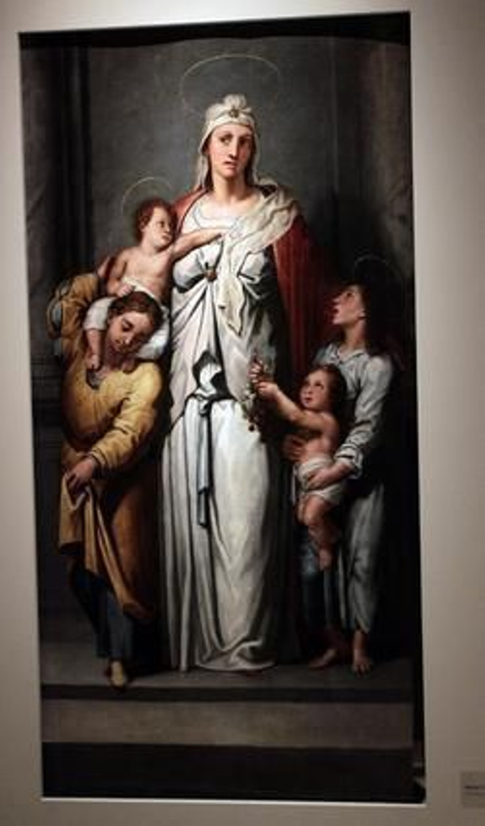 Vista de las piezas mostradas en la exposición del Bellas Artes sobre el precose de restauración del retablo de la Iglesia de Santa Ana.

Foto: Antonio Pizarro