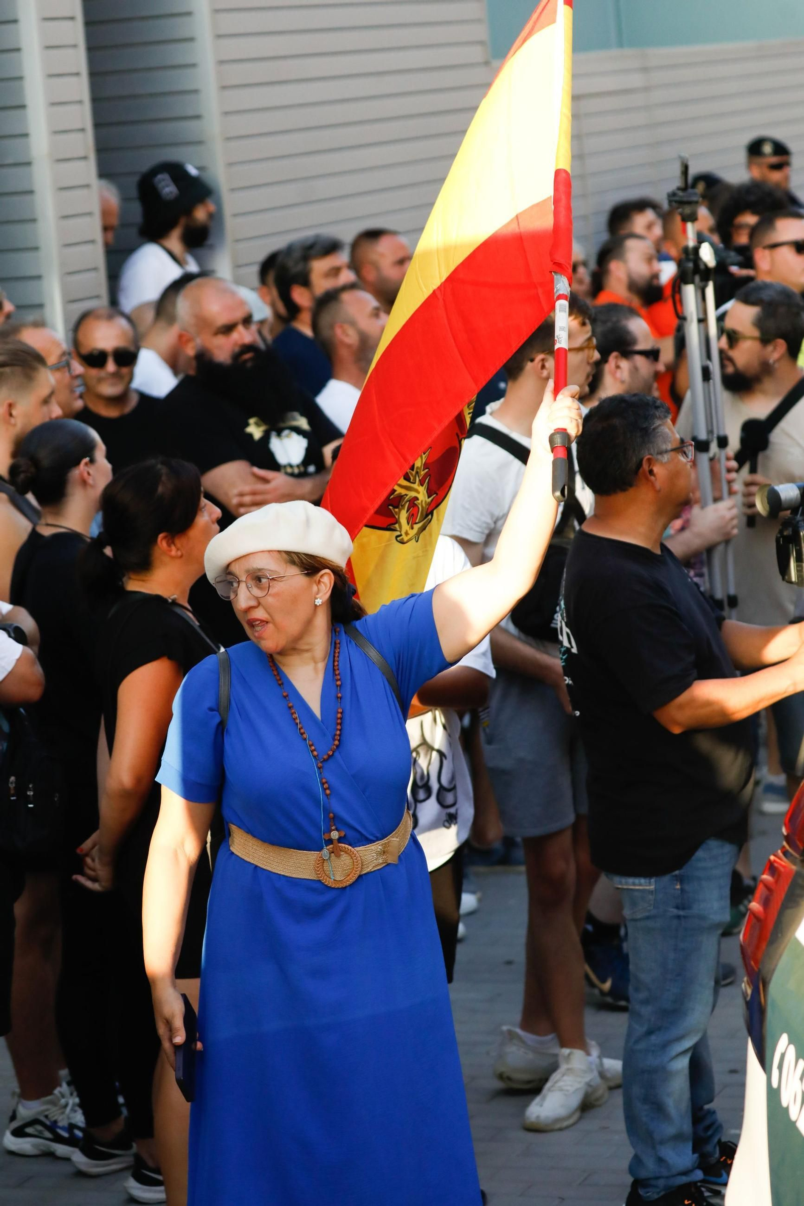 Las fotos de la manifestación frustrada de los ultras en Torre Pacheco
