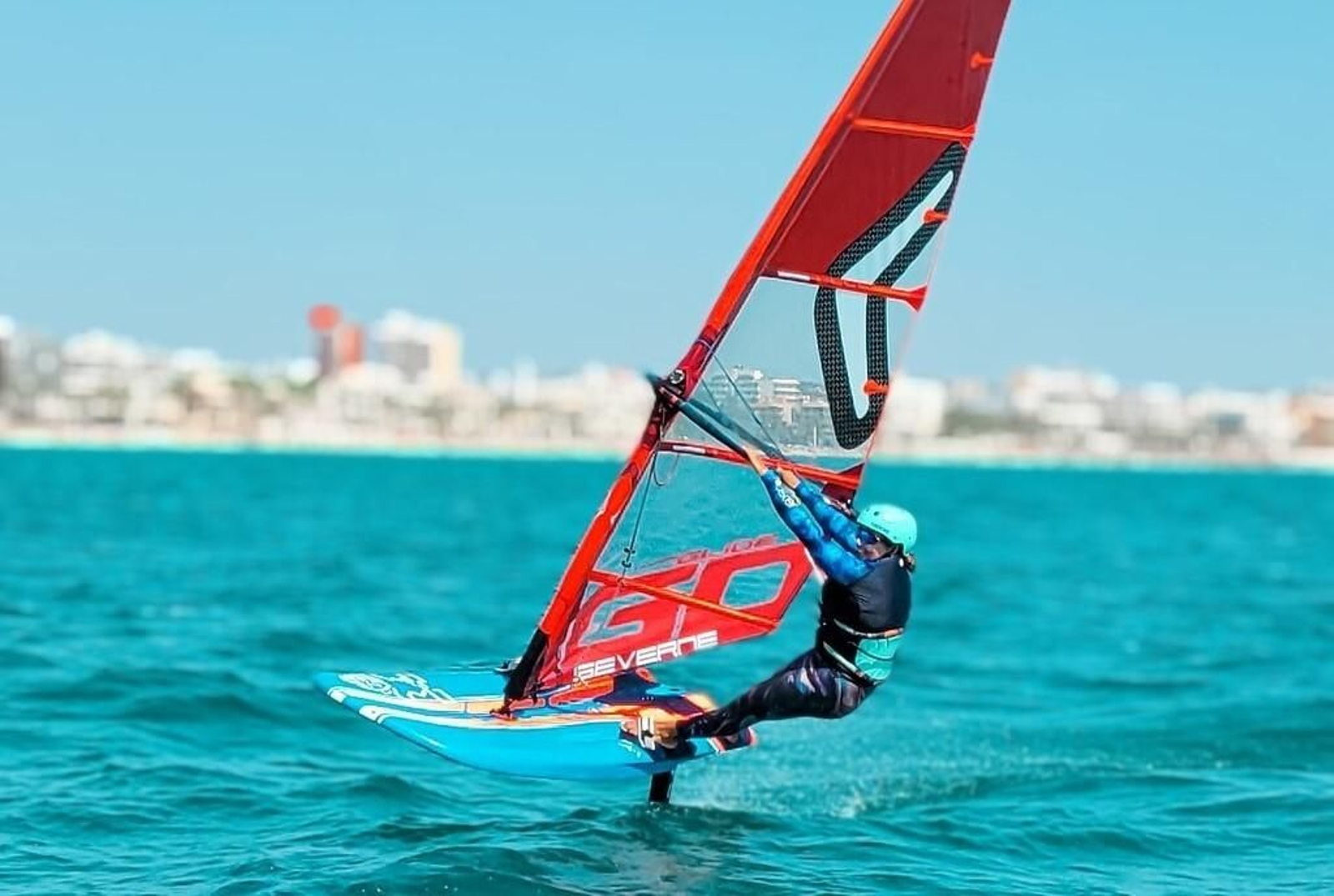 Una imagen de un entrenamiento de Pilar Lamadrid.