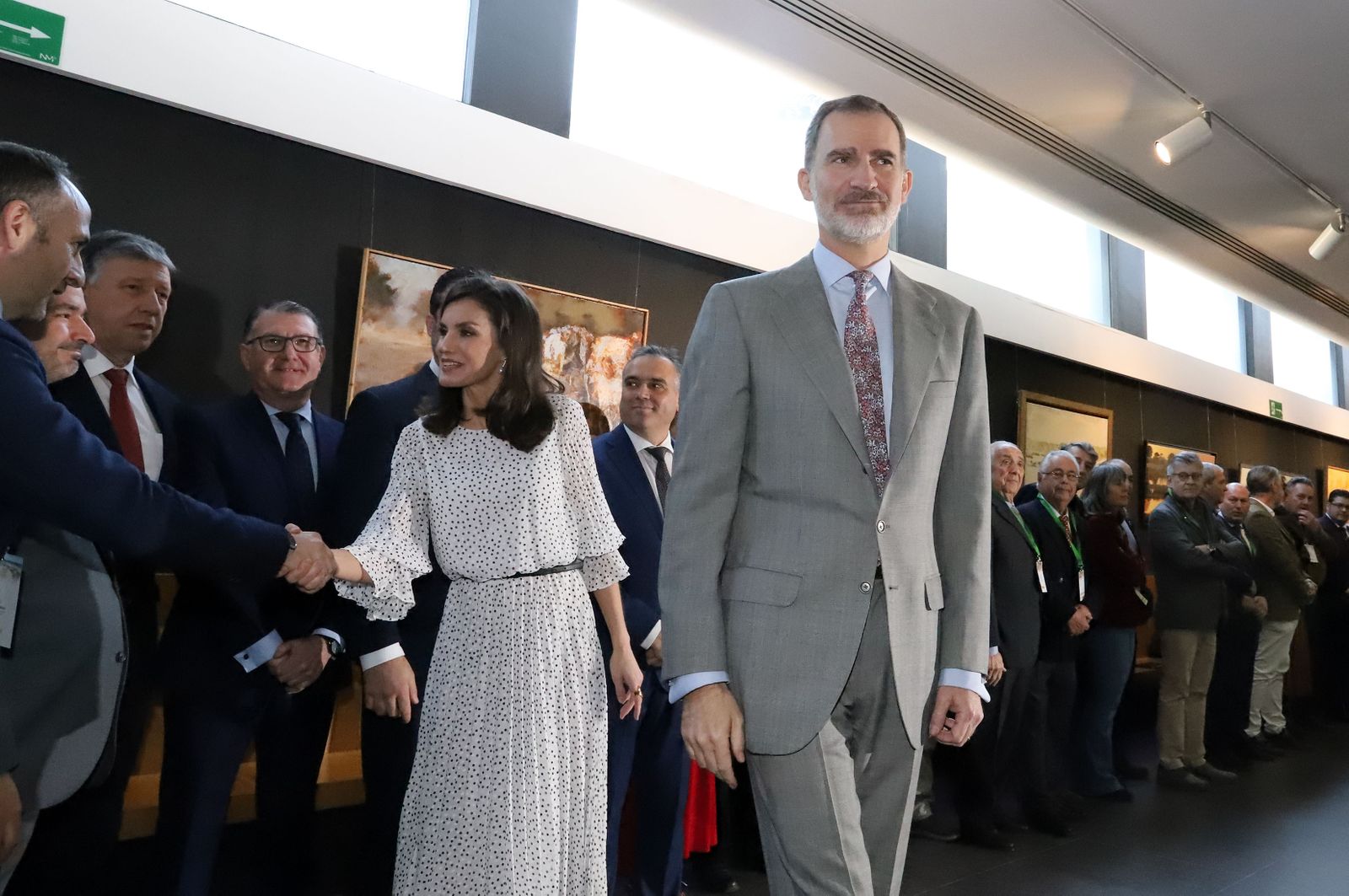Imágenes de los Reyes Don Felipe y Doña Letizia en el congreso del 50 aniversario de Doñana