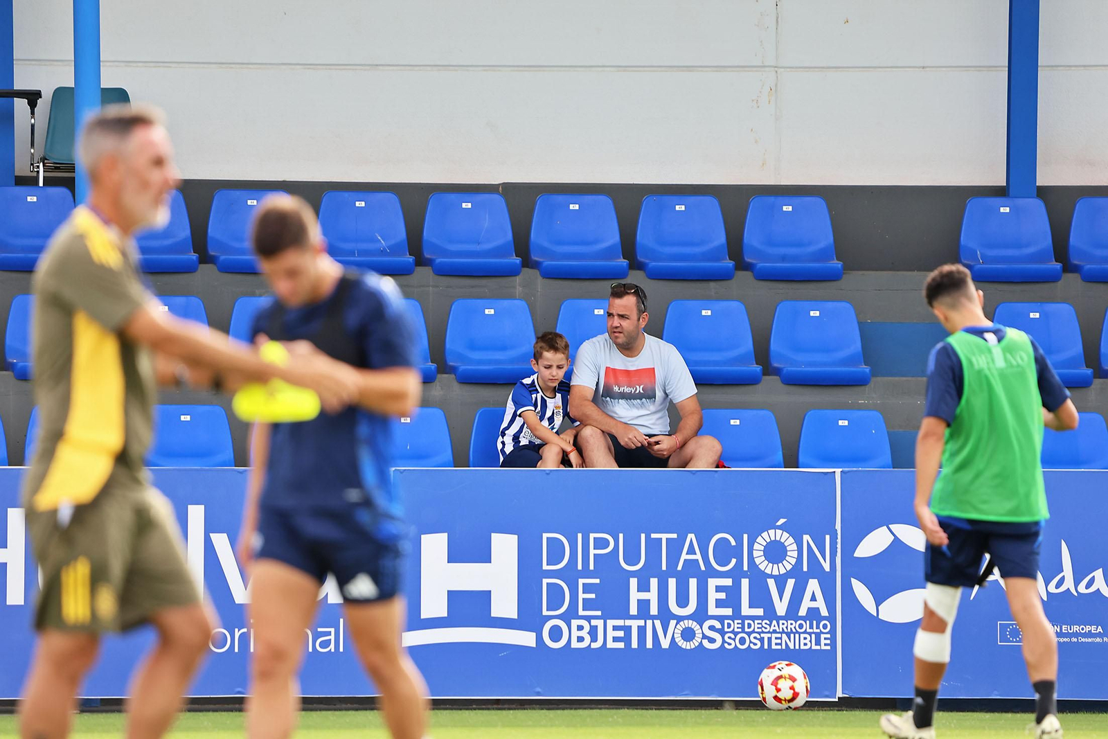 Entrenamiento del Recreativo de Huelva