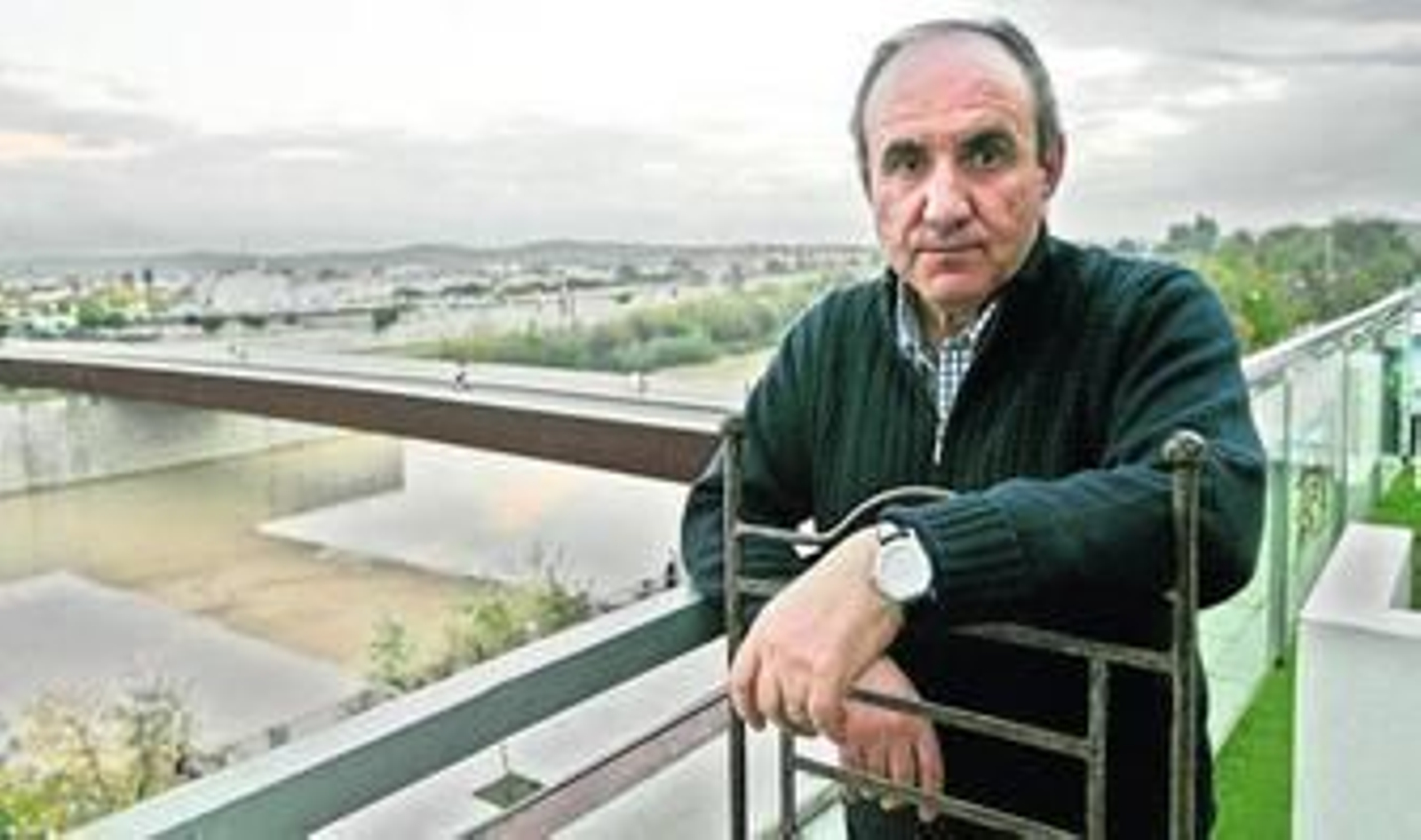 Alejandro López Andrada, ayer, en la Ribera.