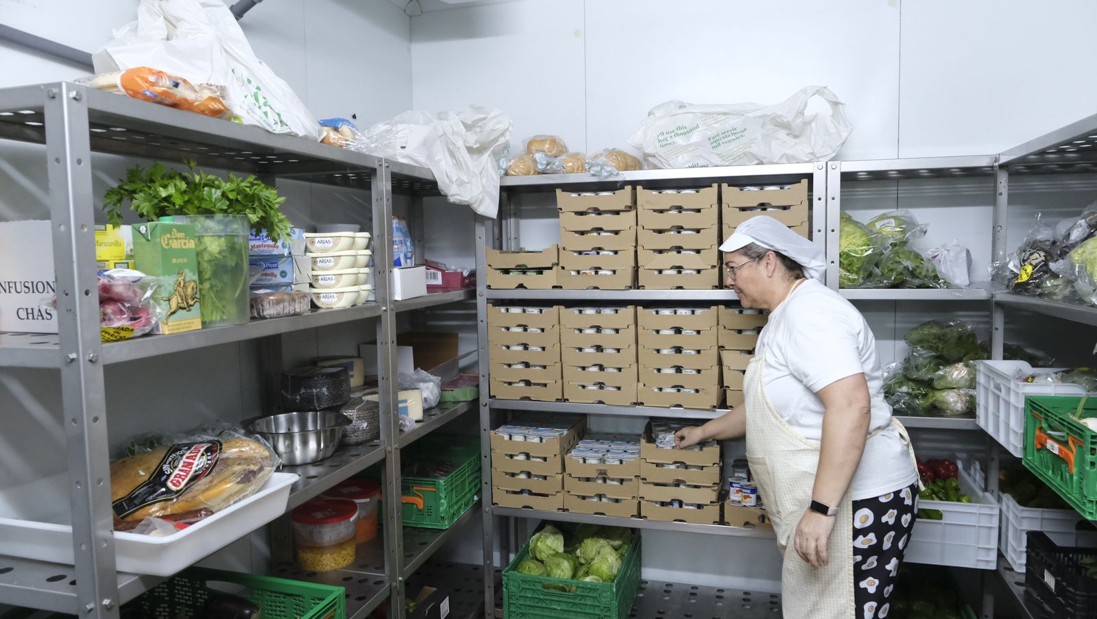 Imágenes del comedor social de La Milagrosa