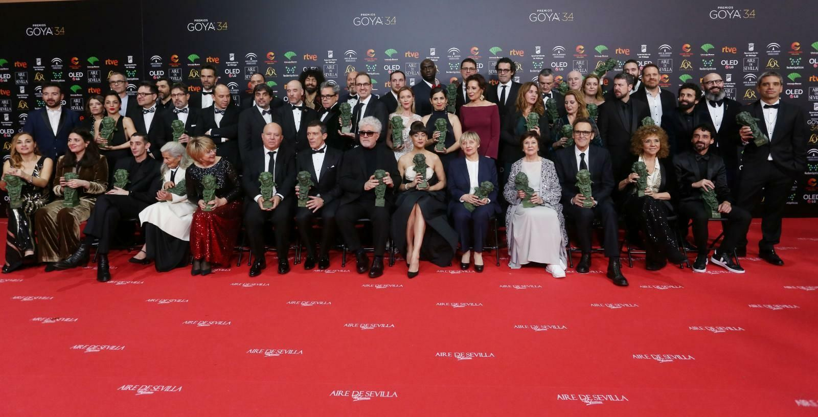 Los premiados de los Goya 2020 en Málaga Los premiados de los Goya 2020 en Málaga