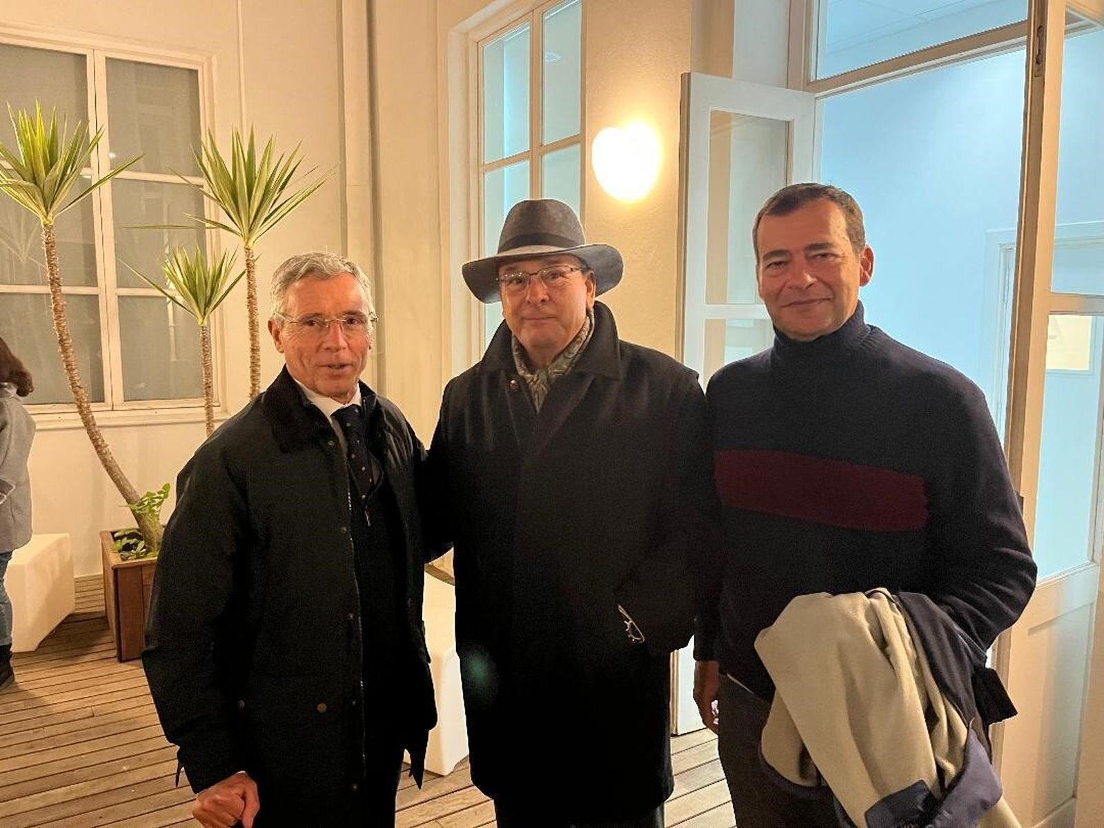 Guillermo Supervielle,  Antonio Ponce y Pablo Navea.