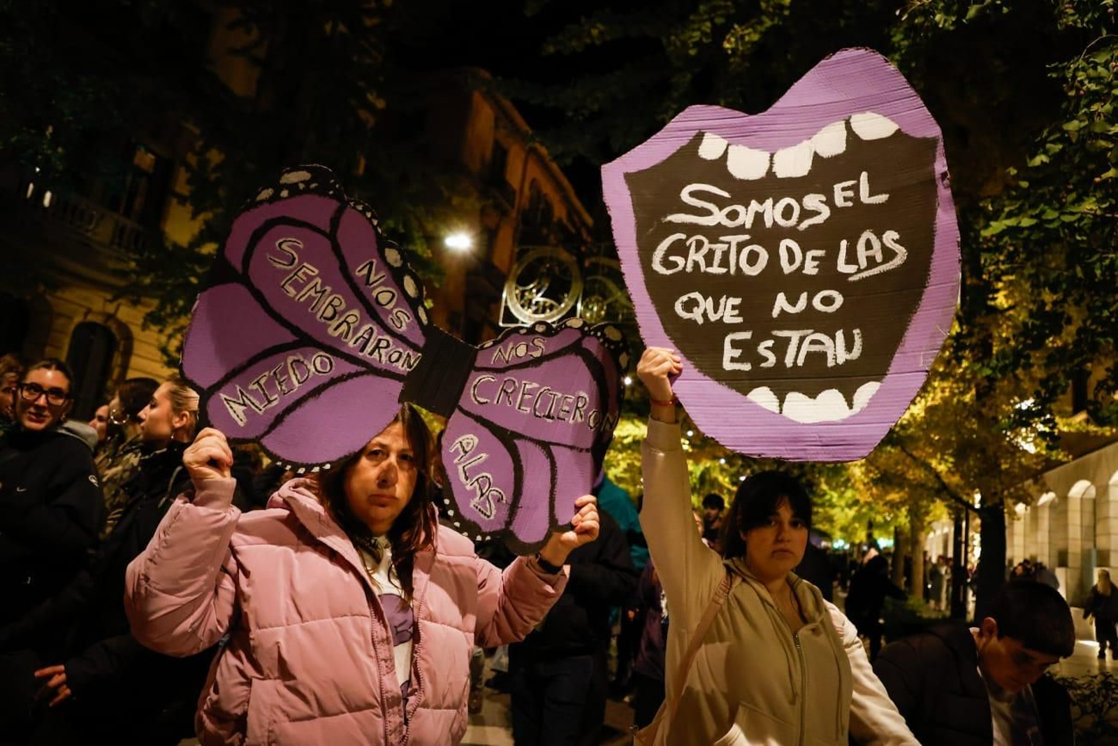 Miles de personas celebran el 25N y muestran en Granada su rechazo a la violencia contra la mujer