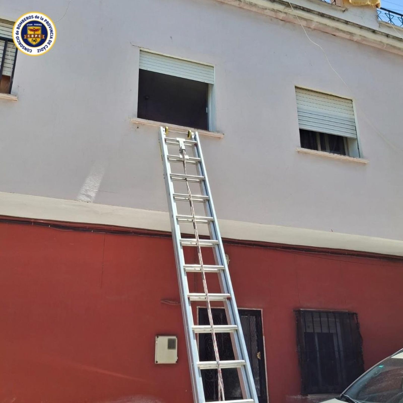 El lugar por el que fueron rescatados los niños.