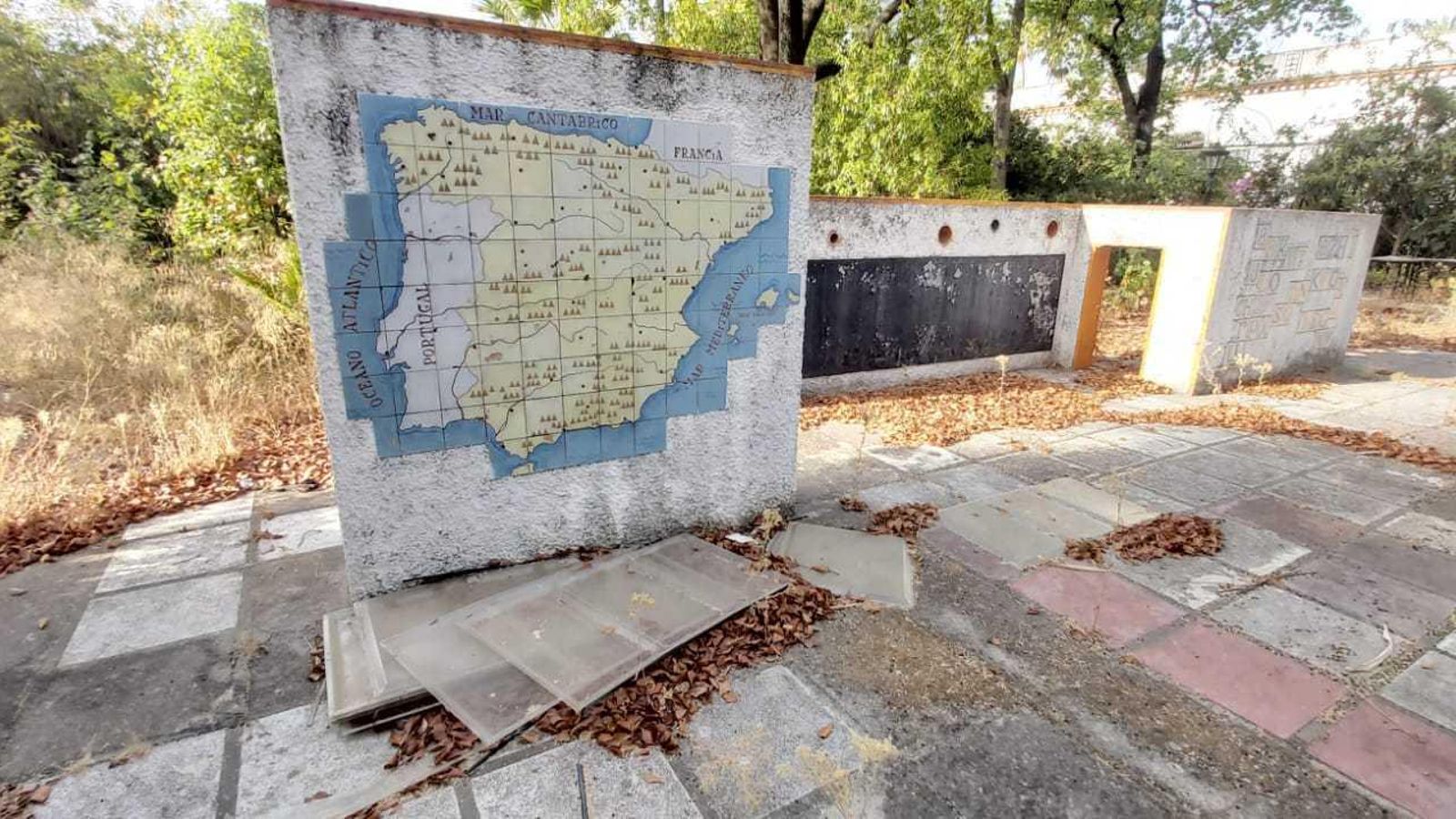 Estado en el que se encuentran los elementos decorativos del parque.