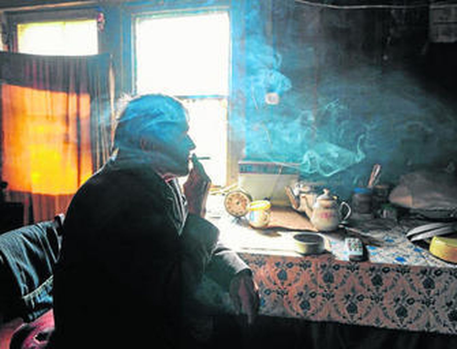 Una imagen del relato de soledades y el registro de ruinas que es el filme de Andrei Konchalovsky.