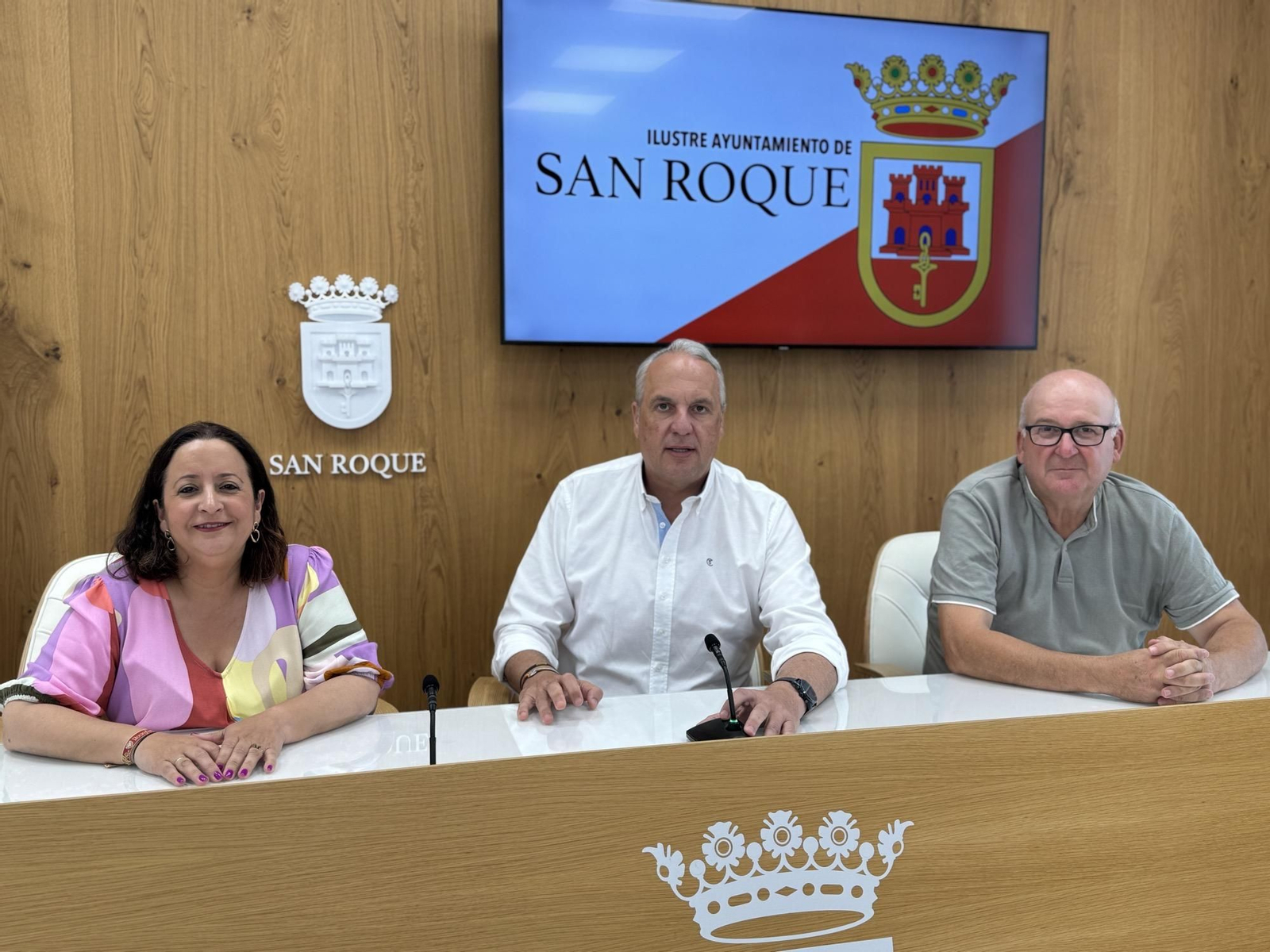 Un momento del acto de presentación del pregonero.