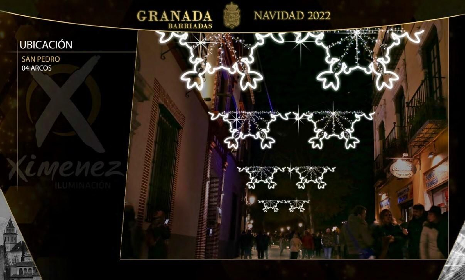 Estas son las luces de Navidad de los barrios de Granada, calle por calle