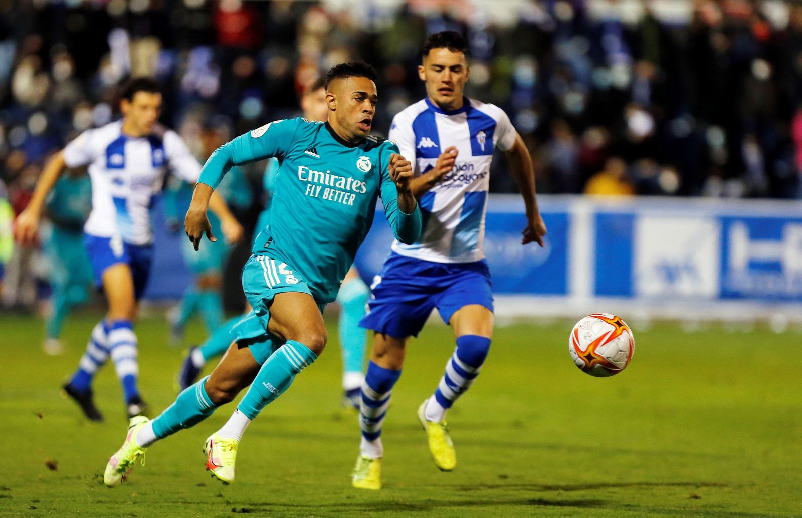 Mariano, ayer en el partido frente al Alcoyano.