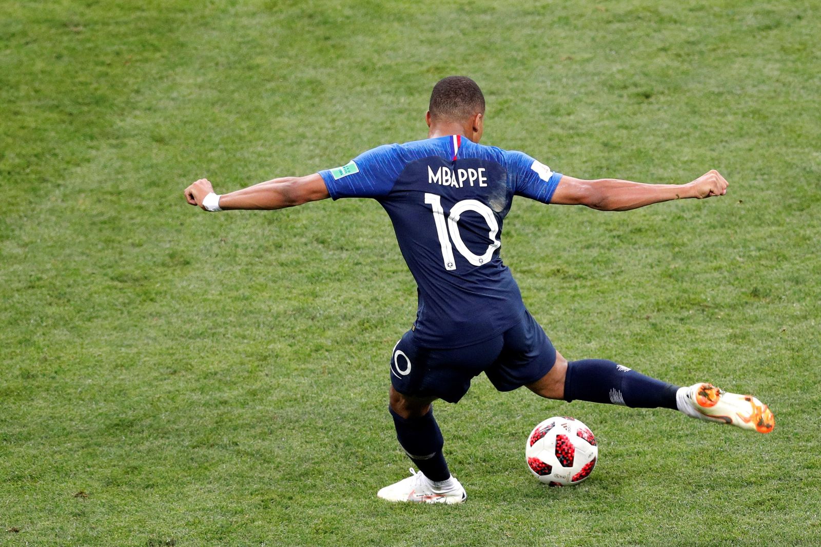 El Francia-Croacia de la final del Mundial de Rusia, en imágenes