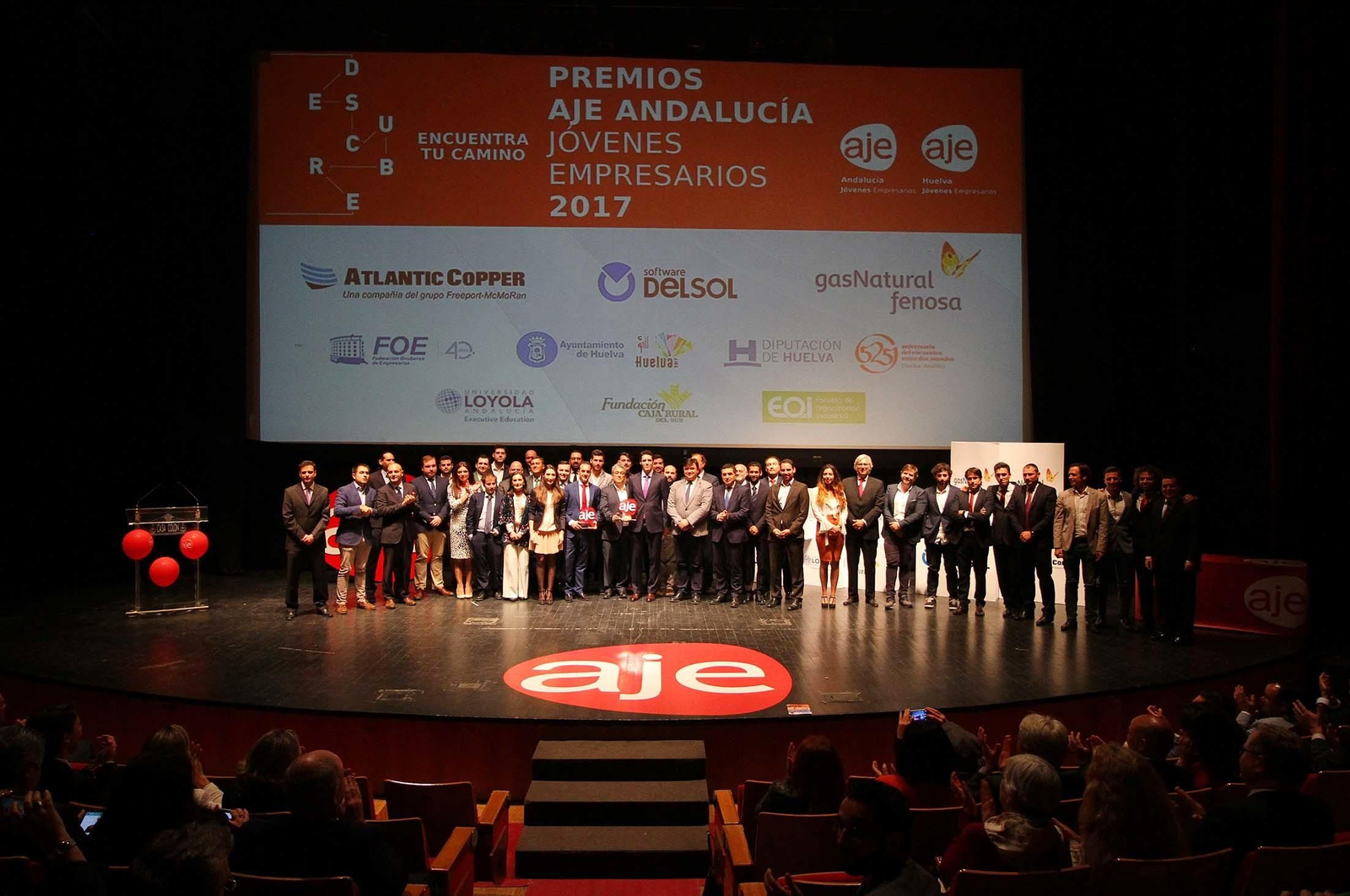 Las imágenes de los Premios AJE Andalucía jóvenes empresarios 2017