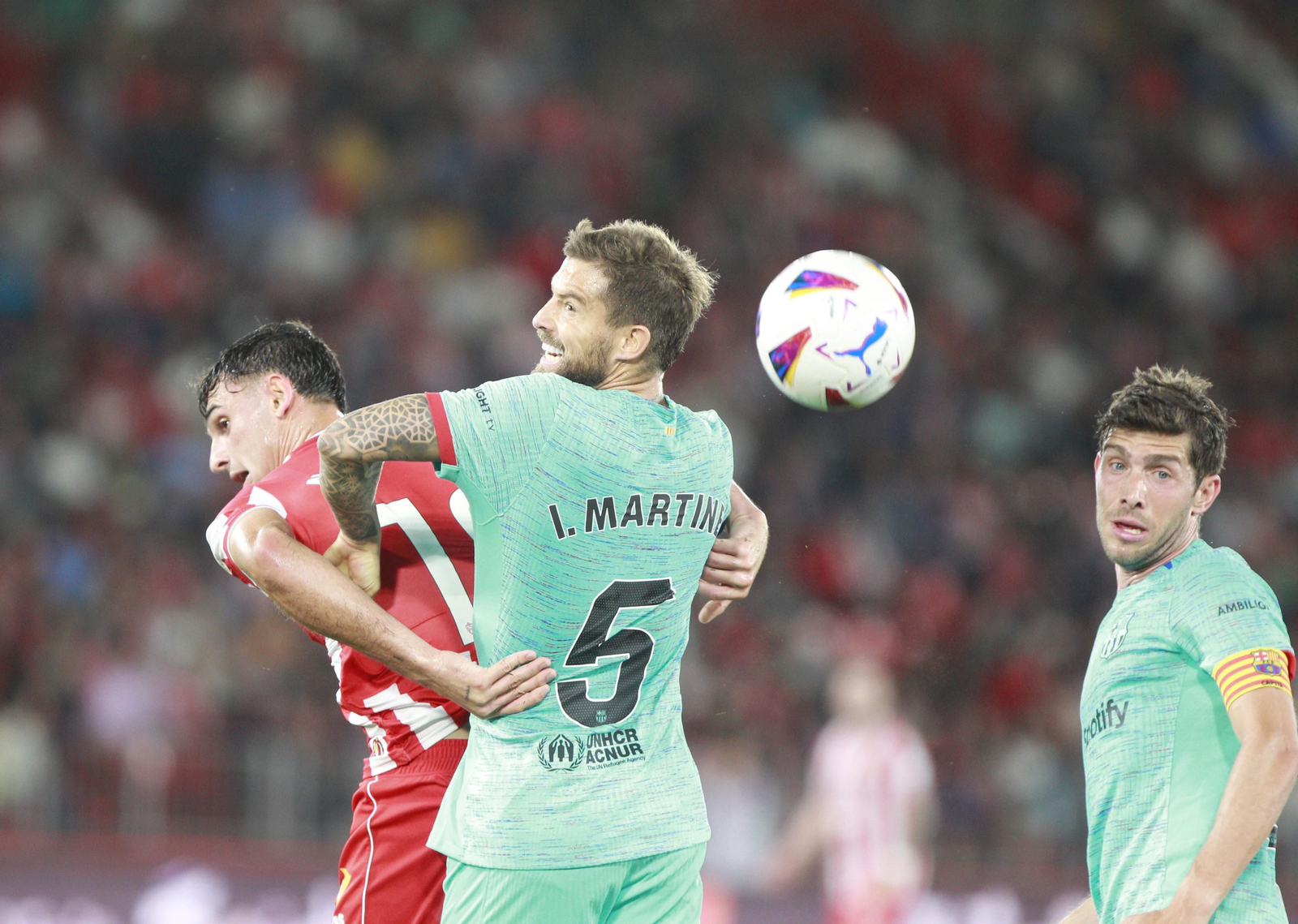 Las mejores imágenes del partido U.D. Almería-F.C. Barcelona