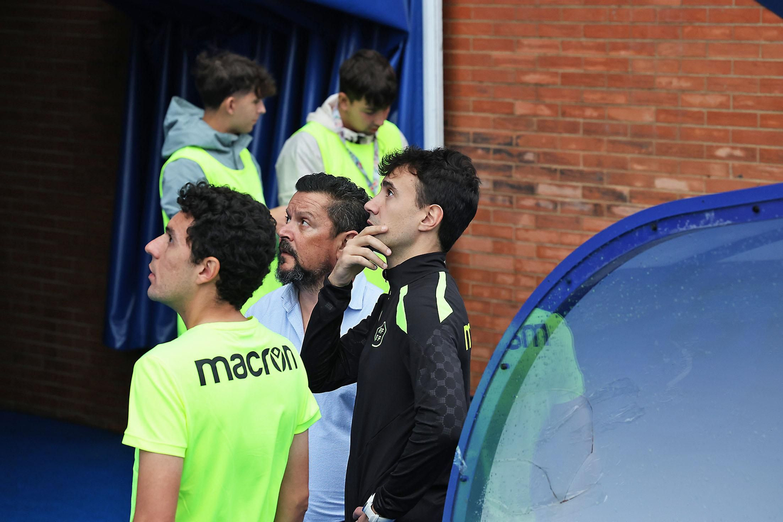 La suspensión del Recreativo de Huelva - UCAM Murcia en imágenes