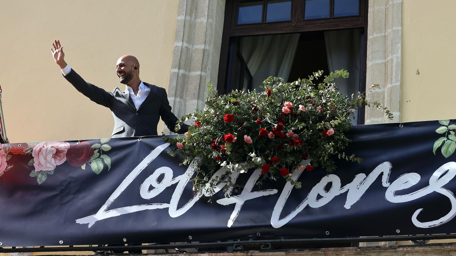Imágenes de los balcones de Lola Flores en Jerez