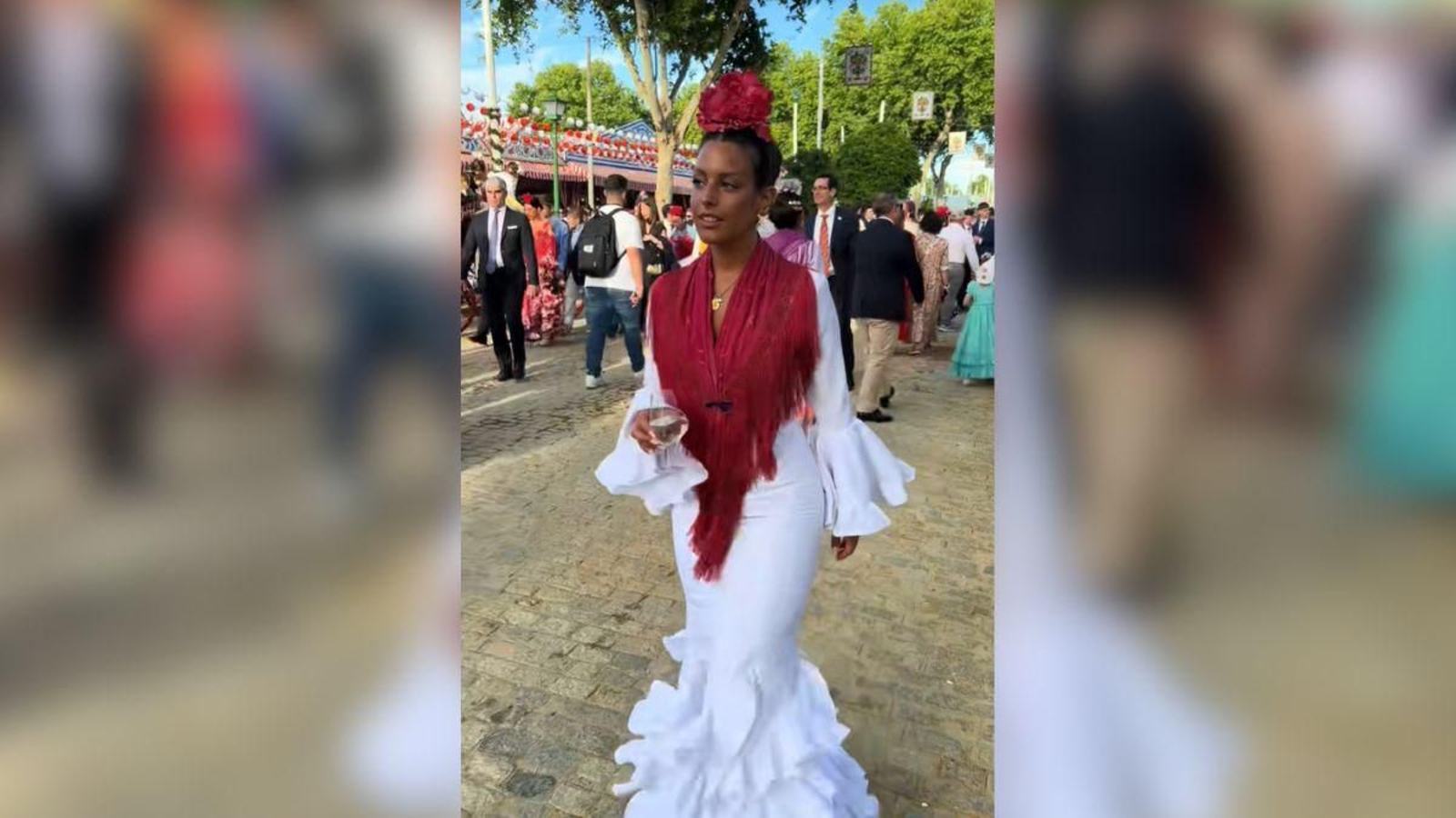 Paloma Reina, en el vídeo que se hizo viral