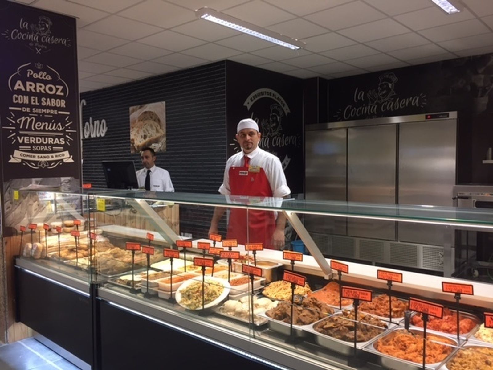 Nueva sección de comida preparada del supermercado de Ciudad Jardín.