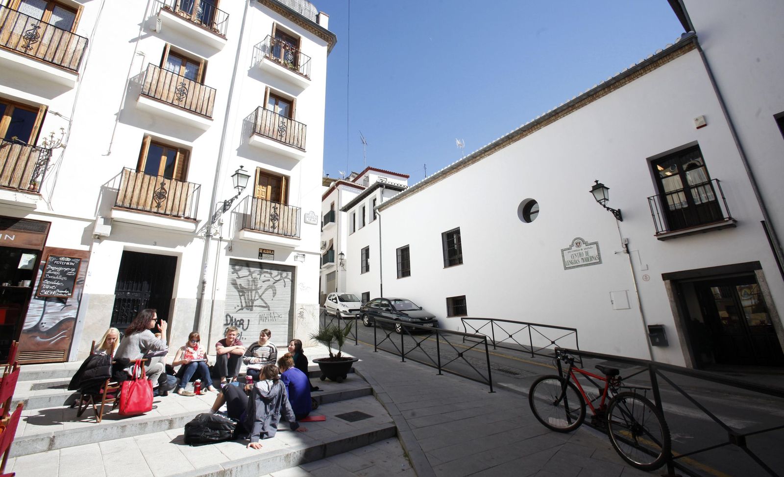 Sede del CLM en la placeta del Hospicio Viejo.