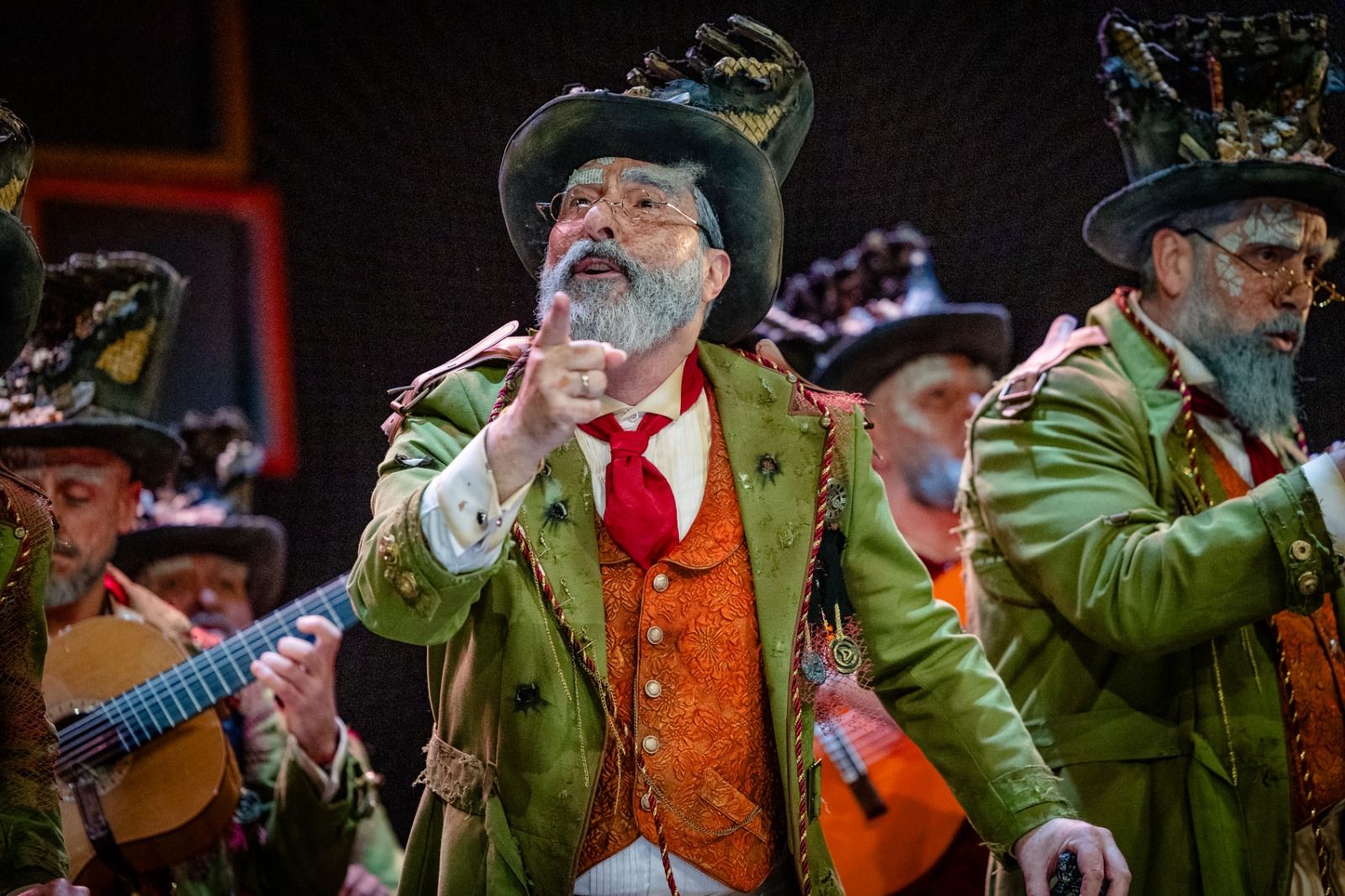 Antonio Martínez Ares durante la actuación en la final