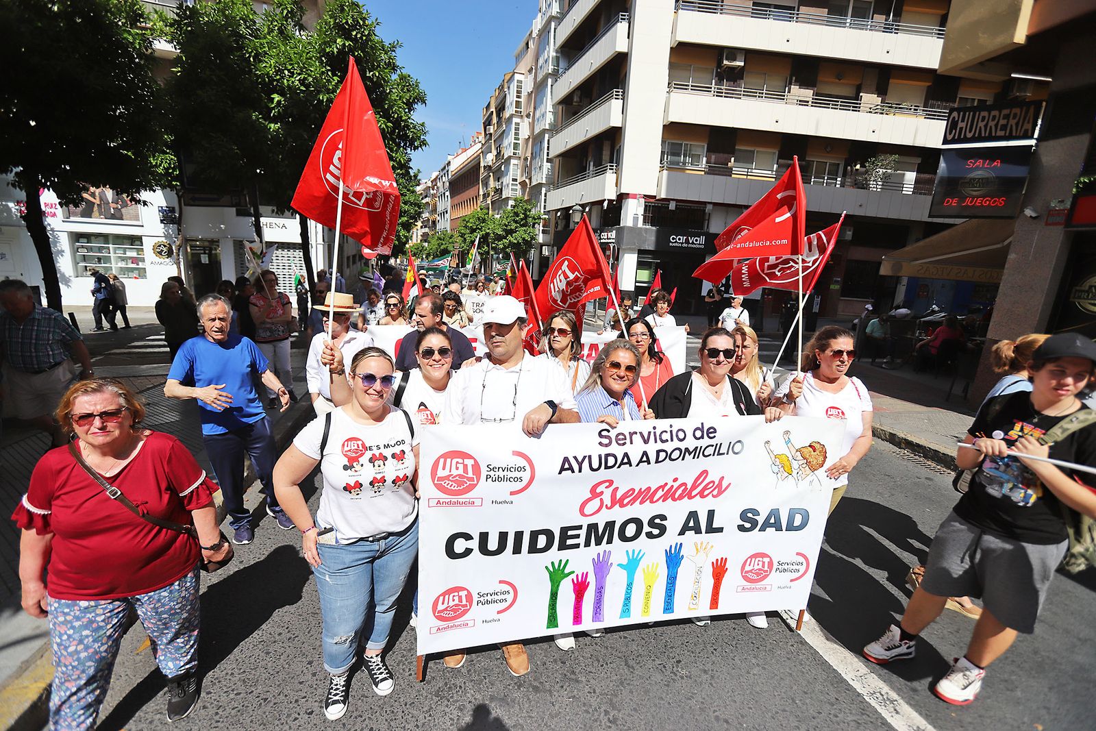 Imágenes de la Manifestación por el Día del Trabajador 2023 en Huelva