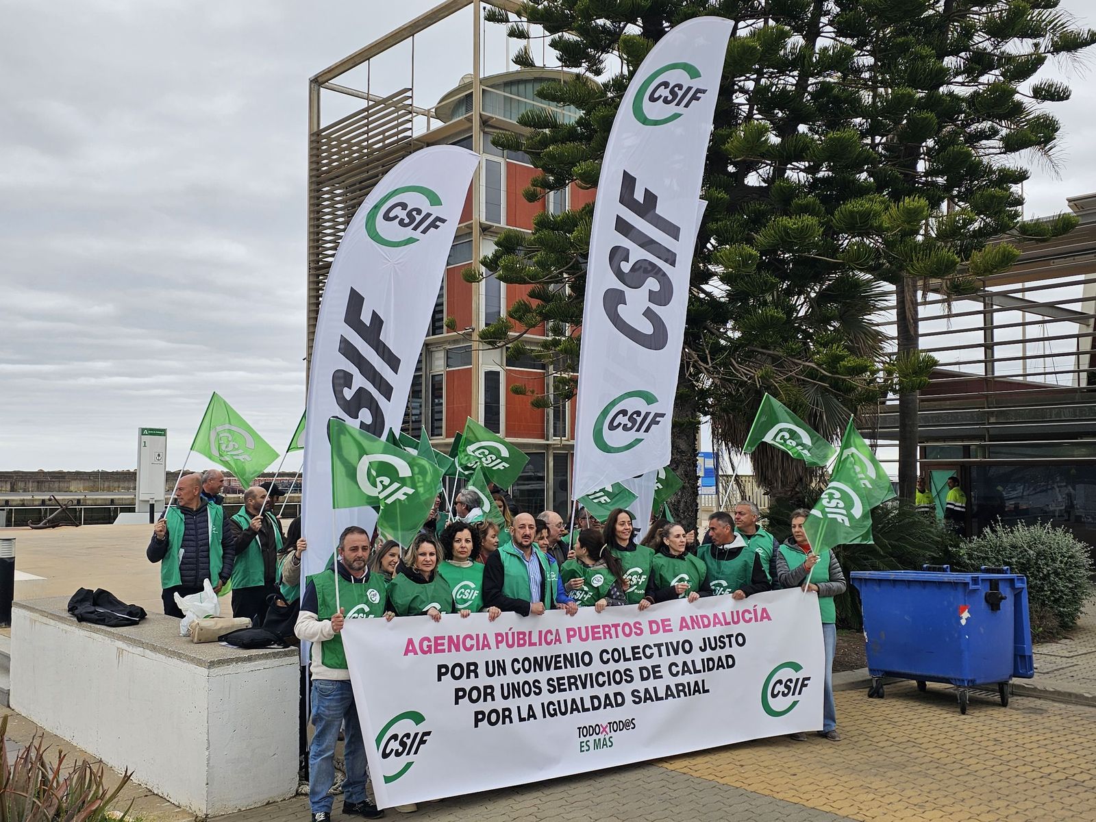 CSIF en Mazagón este miércoles.
