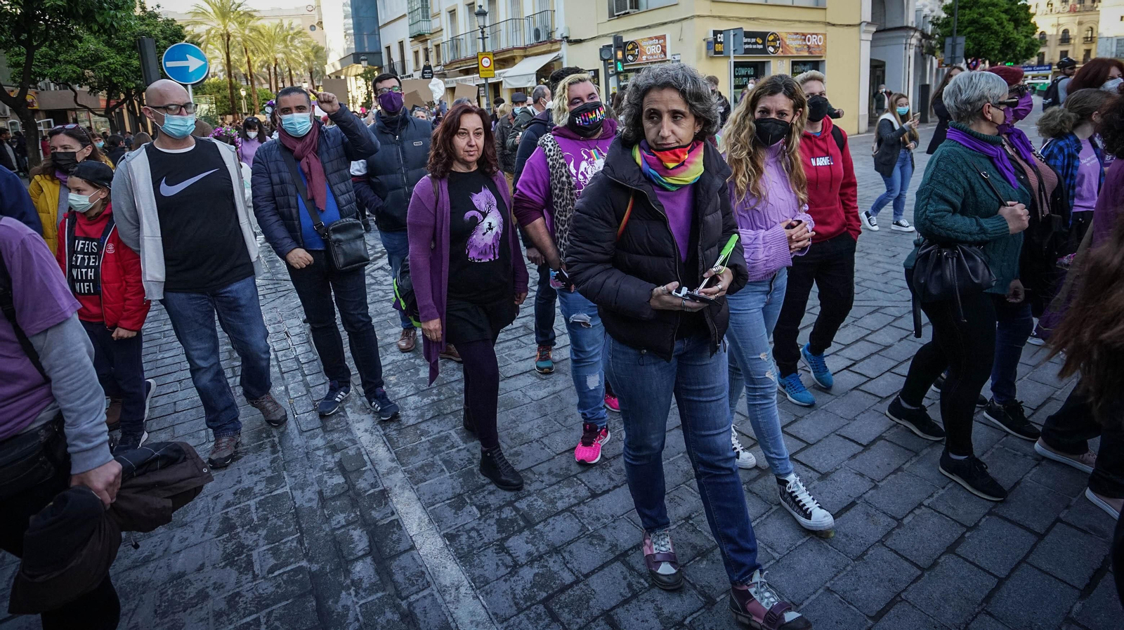 Así se vivió el 8M en Jerez